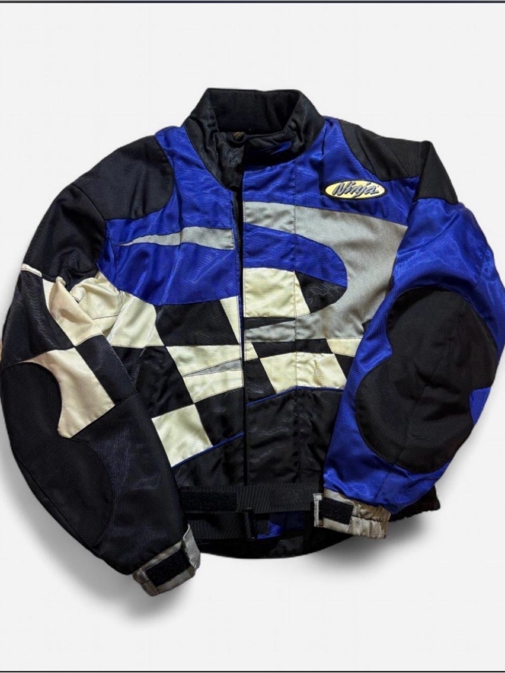Vintage Kawasaki Ninja Heavy Mesh Motorcycle Racing Jacket